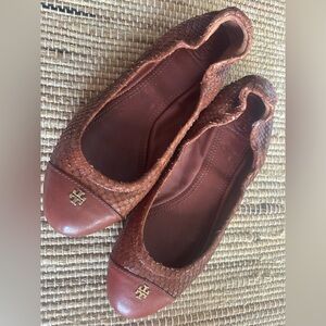 Tory Burch Python Ballet Shoes